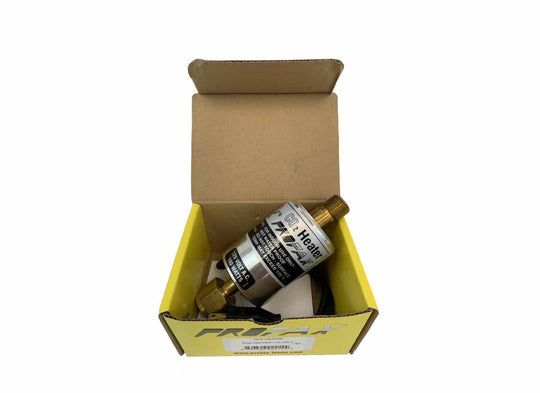 The Original Resinator CO2 hose warmer attachment in its packaging