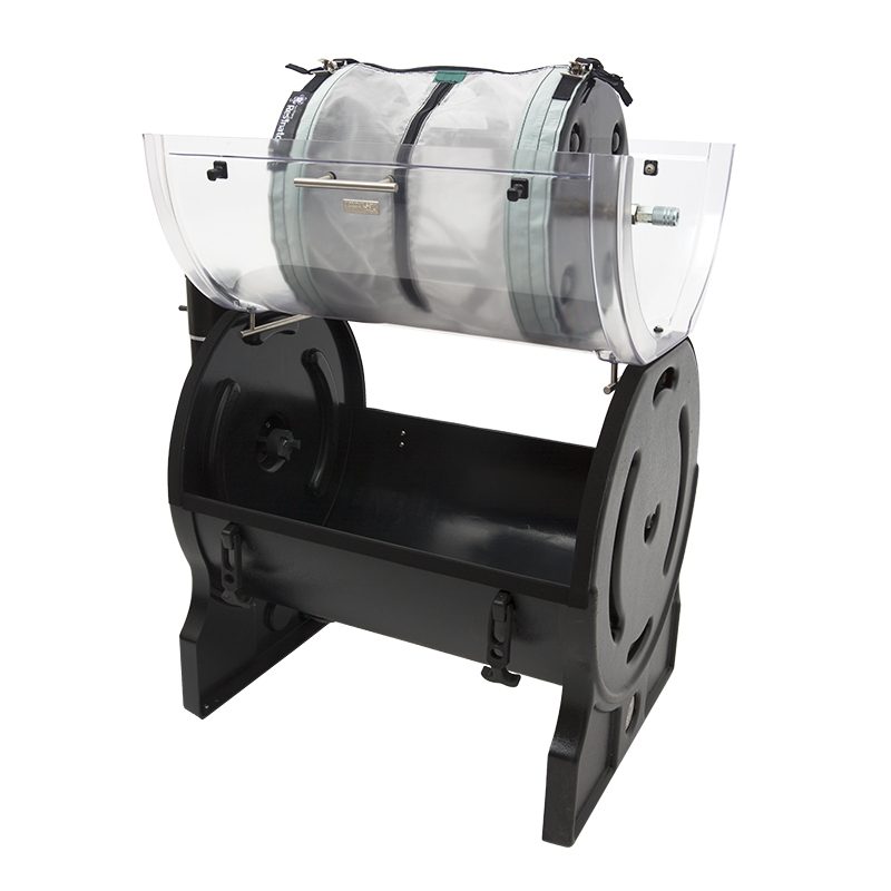 The Original Resinator OG fitted with a sifting drum screen