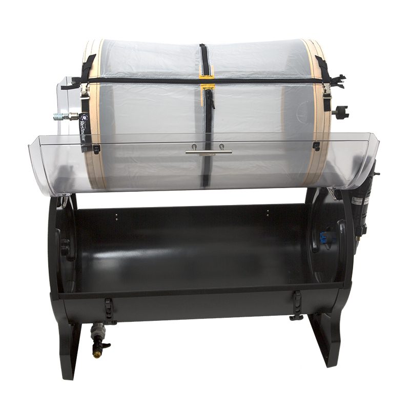 The Original Resinator XL fitted with a drum screen